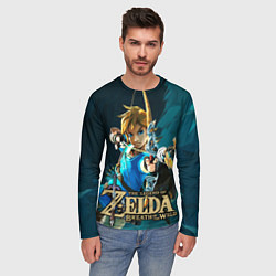 Лонгслив мужской Zelda - Link, цвет: 3D-принт — фото 2