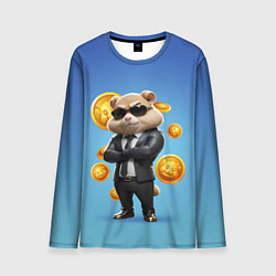Лонгслив мужской Hamster kombat master, цвет: 3D-принт