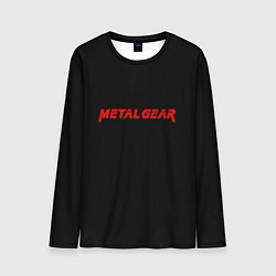 Лонгслив мужской Metal gear red logo, цвет: 3D-принт