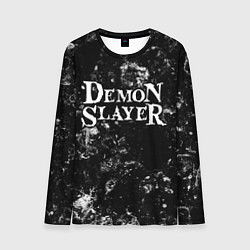 Мужской лонгслив Demon Slayer black ice