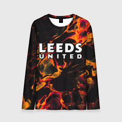 Мужской лонгслив Leeds United red lava
