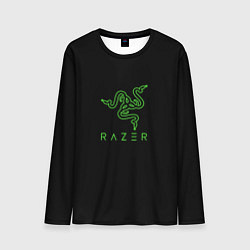 Лонгслив мужской Razer logo brend, цвет: 3D-принт