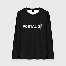 Мужской лонгслив Portal 2 logo