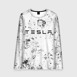 Лонгслив мужской Tesla dirty ice, цвет: 3D-принт