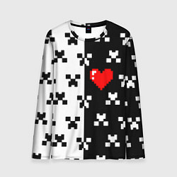 Лонгслив мужской Minecraft pattern love, цвет: 3D-принт