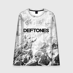 Мужской лонгслив Deftones white graphite