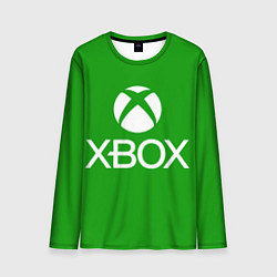 Мужской лонгслив X-box logo green