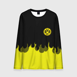 Лонгслив мужской Borussia fire fc, цвет: 3D-принт
