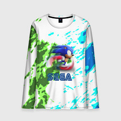 Мужской лонгслив Sonic sega game