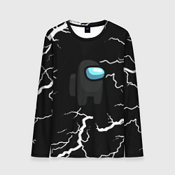 Лонгслив мужской Among us storm black, цвет: 3D-принт