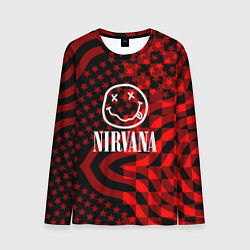 Мужской лонгслив Nirvana star pattern