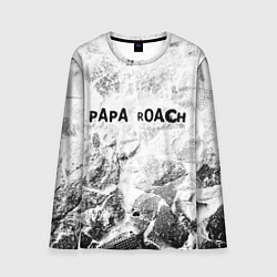 Мужской лонгслив Papa Roach white graphite