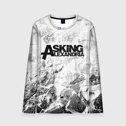 Мужской лонгслив Asking Alexandria white graphite