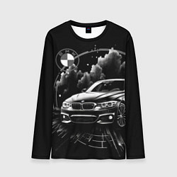 Лонгслив мужской BMW абстрактный стиль, цвет: 3D-принт