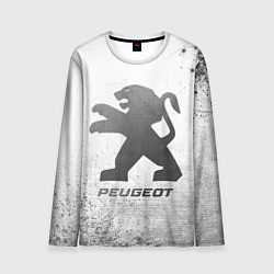 Мужской лонгслив Peugeot - white gradient