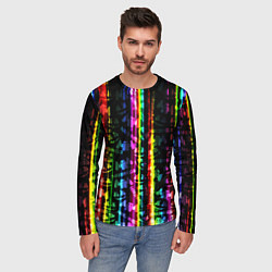 Лонгслив мужской Marshmello градиент, цвет: 3D-принт — фото 2