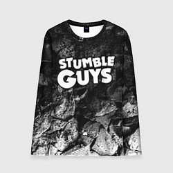 Мужской лонгслив Stumble Guys black graphite