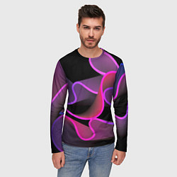 Лонгслив мужской Линейная геометрия, цвет: 3D-принт — фото 2