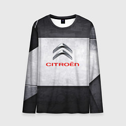 Мужской лонгслив Citroen grey metal