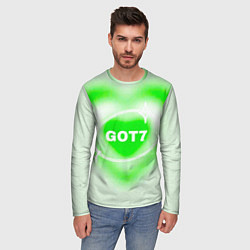 Лонгслив мужской Got7 сердце, цвет: 3D-принт — фото 2