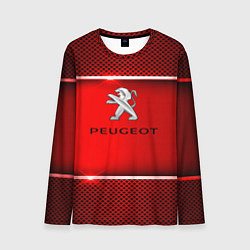 Лонгслив мужской Peugeot metal steel, цвет: 3D-принт