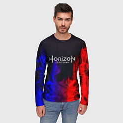 Лонгслив мужской Horizon: Zero Dawn flame steel, цвет: 3D-принт — фото 2