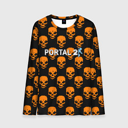 Мужской лонгслив Portal skull pattern