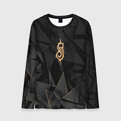 Лонгслив мужской Slipknot golden poly, цвет: 3D-принт
