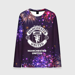 Мужской лонгслив Праздничный Manchester United