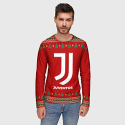 Лонгслив мужской Juventus new year, цвет: 3D-принт — фото 2