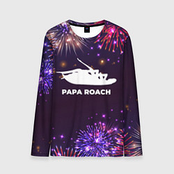 Мужской лонгслив Праздничный Papa Roach