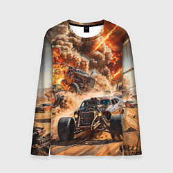 Мужской лонгслив Mad Max - explosion cars