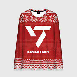 Лонгслив мужской Новогодний Seventeen, цвет: 3D-принт