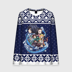 Мужской лонгслив Demon slayer sweater