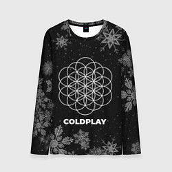 Мужской лонгслив Снежный Coldplay