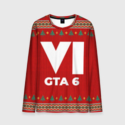 Лонгслив мужской GTA 6 new year, цвет: 3D-принт