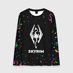 Мужской лонгслив Skyrim конфети
