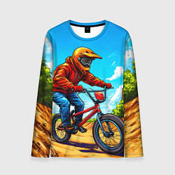 Мужской лонгслив BMX трюкач