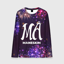 Мужской лонгслив Праздничный Maneskin