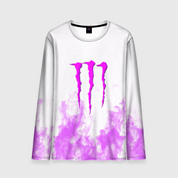 Мужской лонгслив Monster energy neon flame