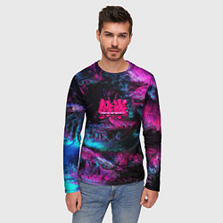 Лонгслив мужской Tekken neon colors, цвет: 3D-принт — фото 2