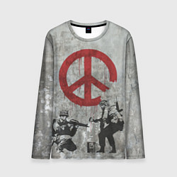 Мужской лонгслив Banksy - peace