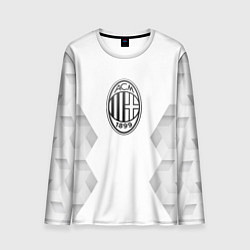 Лонгслив мужской AC Milan white poly, цвет: 3D-принт