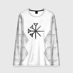 Мужской лонгслив Nightwish white poly