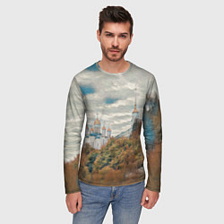 Лонгслив мужской Храм на горе, цвет: 3D-принт — фото 2