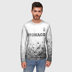 Лонгслив мужской Monaco - white gradient посередине, цвет: 3D-принт — фото 2