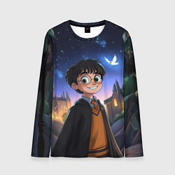 Лонгслив мужской Счастливый Гарри Поттер, цвет: 3D-принт