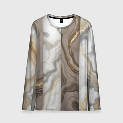 Мужской лонгслив Дерево и мрамор