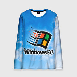 Мужской лонгслив Mindows 98 logo