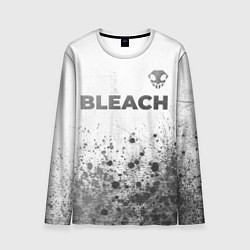 Мужской лонгслив Bleach - white gradient посередине